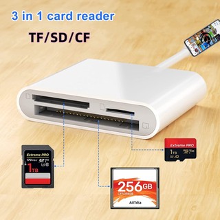 Đầu đọc thẻ nhớ CF Compact Flash SD TF MicroSD Type-C iOS Lightning USB3.0 High Speed tốc độ cao Compact Flash