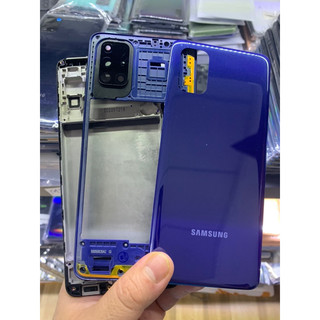 Full Bộ xương vỏ samsung M51 gồm cả xương vỏ lưng, kính cam, khay sim