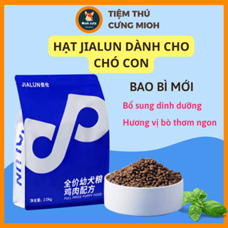  Thức ăn hạt cho chó con Jialun hương vị Gà Túi 2,5kg 
