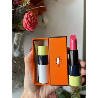 [Pháp Bản giới hạn] Son Hermes 32 satin Rose Pommette Full box