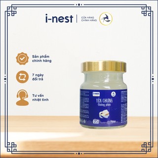 Yến Sào Chưng Đường Phèn 18% Yến Cao Cấp i-nest Hũ 70ml