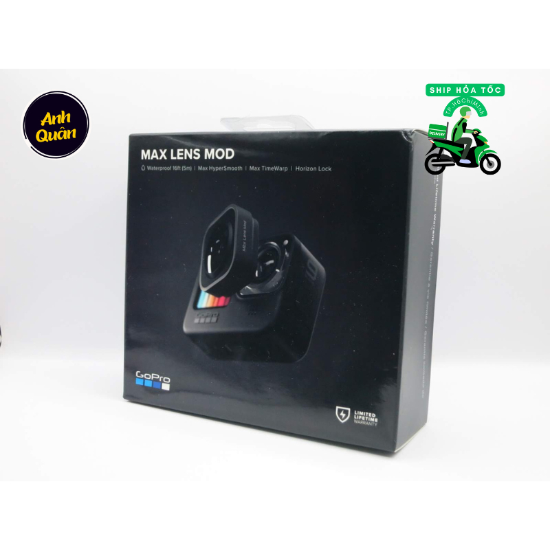 Phụ kiện Max Lens Mod Gopro 11, GoPro 12 chính hãng