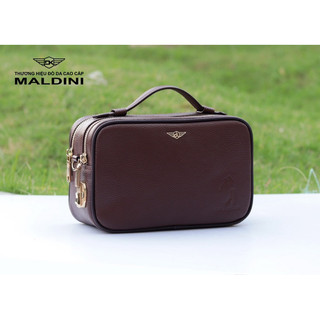 TÚI CẦM TAY GOLF 2 NGĂN DA BÒ