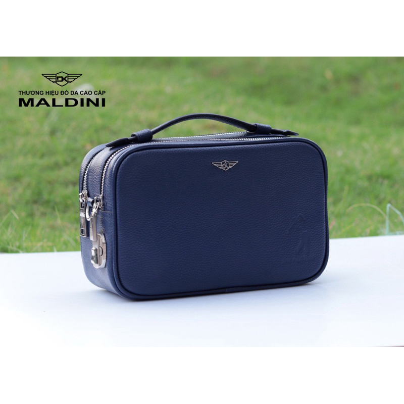 TÚI CẦM TAY GOLF 2 NGĂN DA BÒ