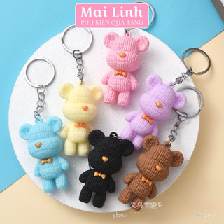Móc khoá gấu bearbrick siêu dễ thương - mẫu mới