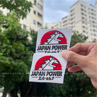 Combo 2 Tem dán xe logo sticker "JDM JAPAN POWER"