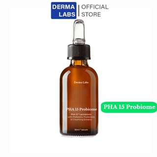 Serum PHA 15 Probiome & men lợi khuẩn - Derma Labs (30ml) PHA, Prebiotics, Fermented phục hồi, cân bằng hệ vi sinh da