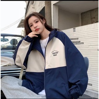 Áo khoác dù 2 lớp form rộng unisex nam nữ, Áo khoác dù form rộng nam nữ 2 lớp CÓ ẢNH THẬT