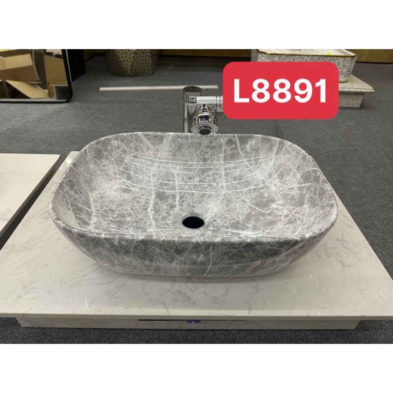 CHẬU LAVABO SỨ VÂN ĐÁ