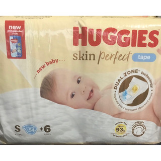 Hcm - 1 gói tã dán sơ sinh huggies s54 skin perfect - date luôn mới