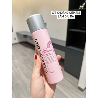 Xịt khoáng CNP Laboratory Vita-B Ampule Mist Vitamin ngăn bụi mịn dưỡng ẩm và làm sáng da 100ml