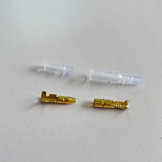 Bộ cos đầu đạn ghim tròn 3.5, giắc đồng 3.5mm kèm bọc cao su