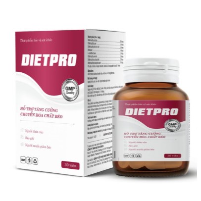 Viên Uống Dietpro hỗ trợ giảm cân hiệu quả - Hộp 30 viên