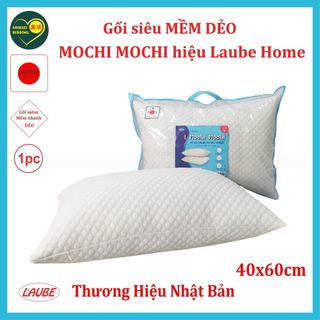 Gối ngủ nhật bản mochi mochi mềm dẻo size 40x60cm hiệu laube home