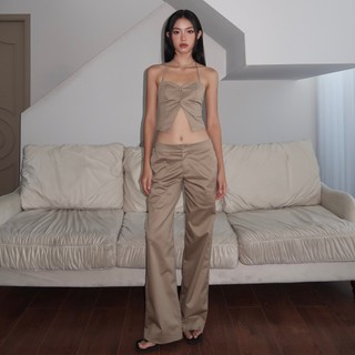 Áo Cột Dây Nút Cài Cúp Ngực | ECLIPSE TOP | 3DOTS