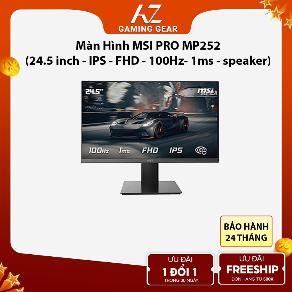 Màn hình MSI PRO MP252 (24.5"/FHD/IPS/100Hz)