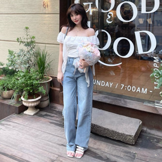 Jean ống rộng Nam, Nữ TODAYISMYSUNDAY chất dày, wash cực đẹp