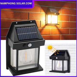 Đèn sân vườn năng lượng mặt trời cảm biến chuyển động, cảm biến ánh sáng tự động bặt tắt, đèn mặt trời 3 chế độ