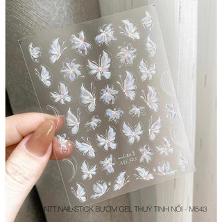 Sticker hình dán lụa 5D nổi siêu đẹp mẫu mới cực Hot