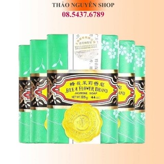 MÀU XANH LÁ - Xà Bông Trầm Con Ong Hương Hoa Nhài 125gr Nội Địa Trung