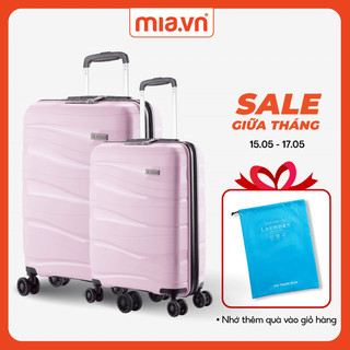  Combo 2 Vali Kéo MIA.vn Du Lịch Pisani LANI TR608 Nhựa PP siêu bền- Bảo Hành Trọn Đời