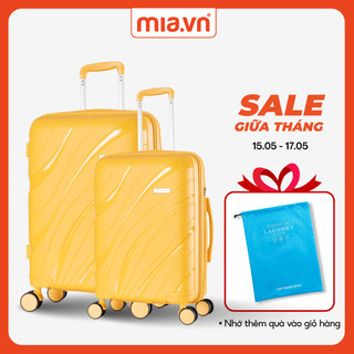  Combo 2 Vali Kéo Mia.vn Du Lịch Larita LINA OC22004, đẩy đủ 3 size 20/24/28 icnh