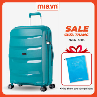 Vali Kéo MIA.vn Du Lịch Pisani Anika TE size 20/24 Dây Kéo Đôi Nới Diện Tích, Nhựa Hạn Chế Va Đập - Bảo hành trọn đời