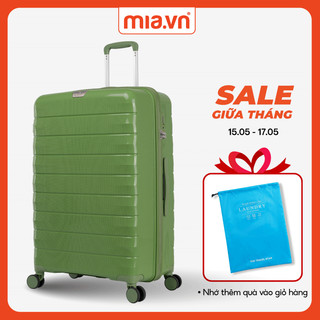 Vali Kéo MIA.vn Du Lịch Pisani TYLA size 20/24/28 Nhựa PP Hạn Chế Bễ Vỡ - Bảo Hành Trọn Đời