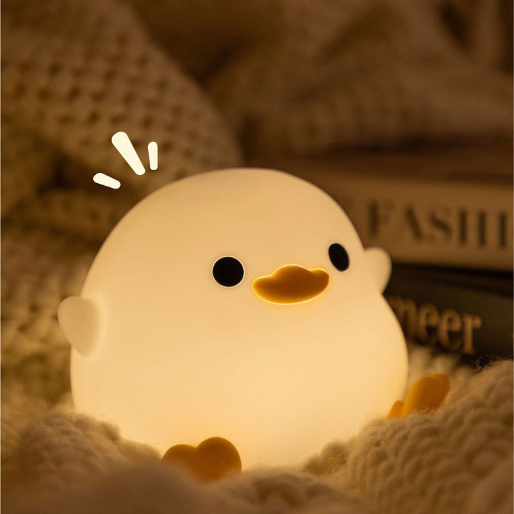 Đèn ngủ để bàn cảm ứng tích điện, đèn led decor phòng ngủ cute silicon mềm kiểu dáng dễ thương trang trí bàn học | BigBuy360 - bigbuy360.vn