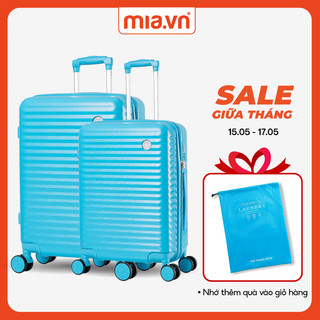 Combo 2 Vali Kéo MIA.vn Du Lịch Larita LYRA Nhựa PC/ABS Cứng Cáp Hạn Chế Va Đập size 20/24 inch