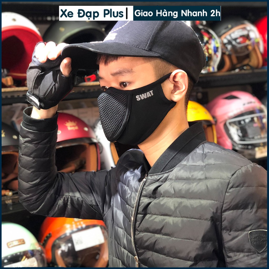 Khẩu trang 🙊 SWAT X1 3 lớp Đạp Xe Chống Bụi, Thoáng Khí