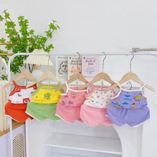 Bộ 2 dây bé gái cực cute chất siêu co dãn