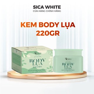 Kem Sica White Body Bơ Lụa Bakuchiol 220G (Dạng Hủ), Kích Trắng, Khử Thâm - SICA WHITE