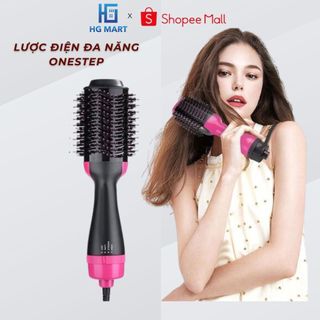 Lược điện sấy phồng tạo kiểu chuyên nghiệp lược điện chải tóc 3in1 đa năng hgmart