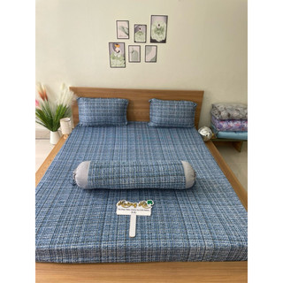 Drap thun lạnh hàn quốc đủ size kẻ nhí jean, bộ 4 món, ib chọn mẫu mới nhất