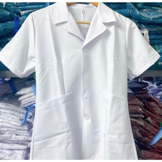 Áo Blue , Blouse trắng Dáng Ngắn Ngang Đùi