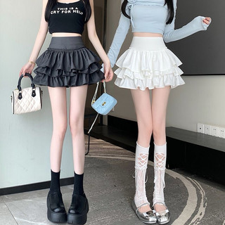 chân váy 3 tầng lưng cao