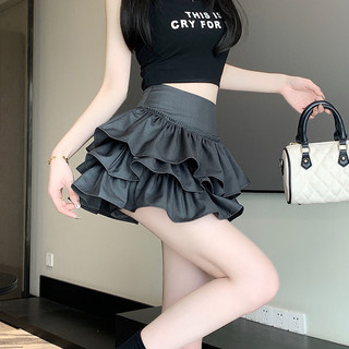 chân váy 3 tầng lưng cao
