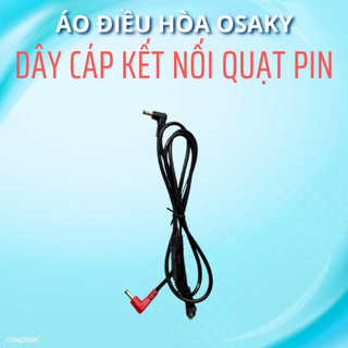 Dây cáp kết nối 2 quạt vào pin áo điều hòa cao cấp