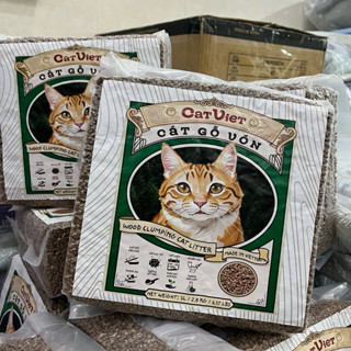  Cát Gỗ Siêu Vón CatViet Túi 4,5L 
