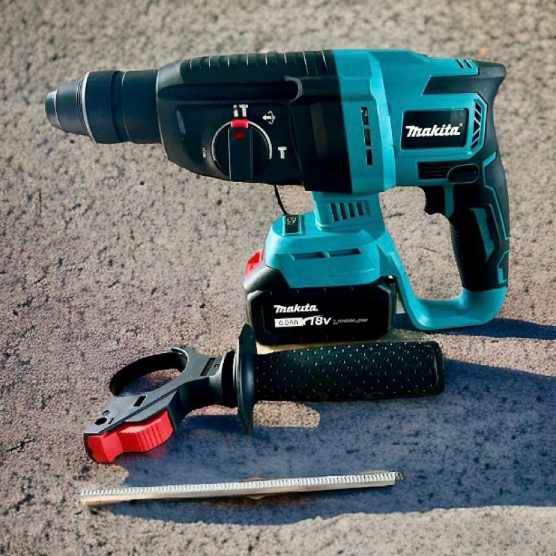  Thân máy Khoan Bê Tông MAKITA - Động cơ KHÔNG CHỔI THAN 3 chức năng dùng chân phổ thông 