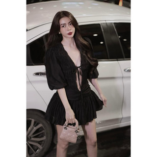 [CÓ SẴN] Set Nhún Thô Hồng Đen 𝑨𝑺𝑯𝒀𝑳𝑬𝒀