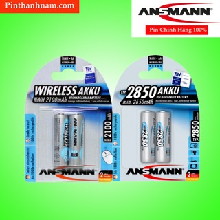 Pin Sạc AA Ansmann Vỉ 2 Viên Chính Hãng