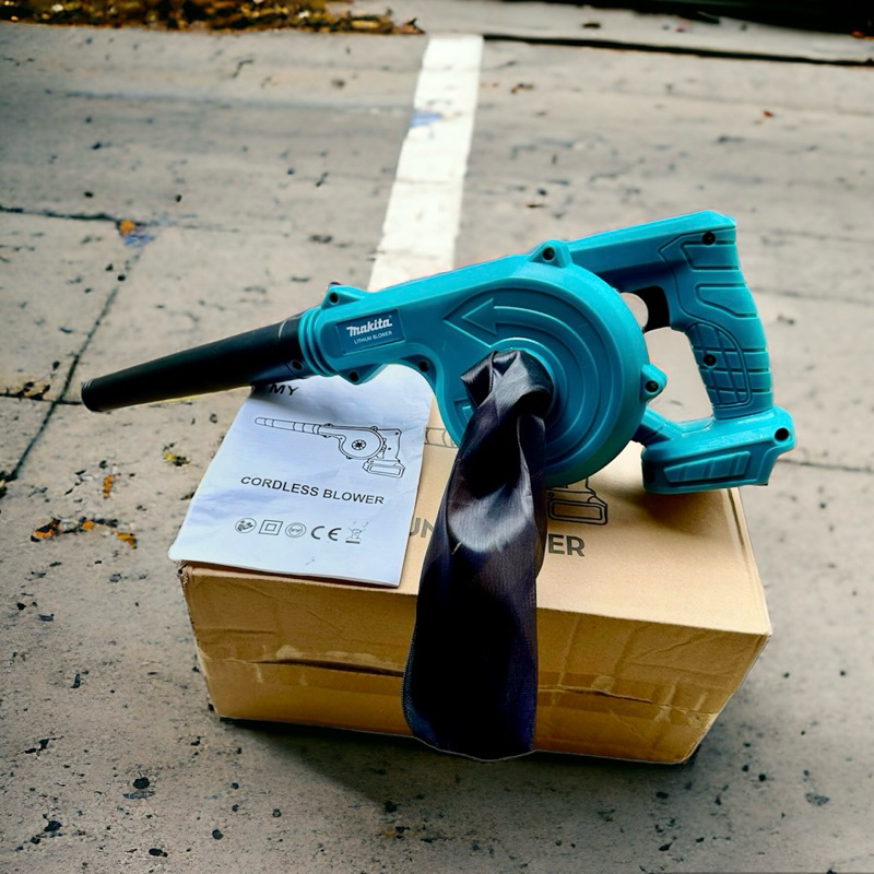 Máy thổi hút bụi cầm tay Makita, động cơ lõi đồng 680w, công suất lớn để hút thổi bụi ô tô, gia đình, nhà xưởng