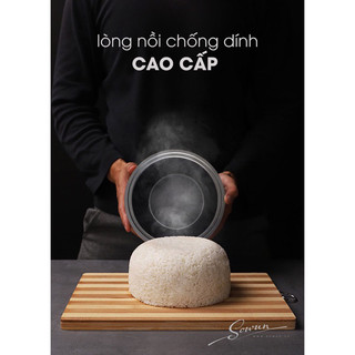 Nồi cơm điện 1.2 lít Sowun SW 637