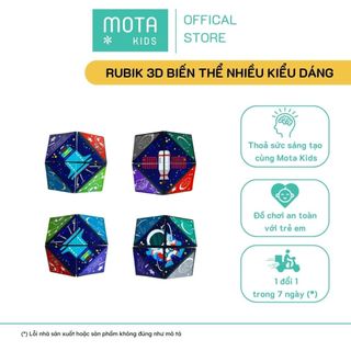  Đồ chơi cho bé Rubik 3D biến thể nhiều kiểu dáng - Hàng chính hãng