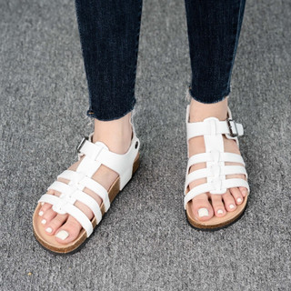 PUK12 - Sandal Đế Trấu BIOLINE Official Quai Da Pu Chiến Binh Lót Pu Kem Chống Nước