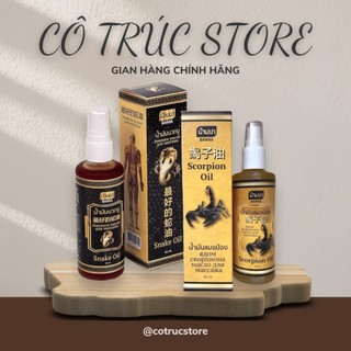 Dầu xịt xoa bóp con rắn - bọ cạp banna thái lan