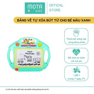 Đồ chơi Túi bảng xoá Poli kèm bút viết Mota Kids - Hàng chính hãng