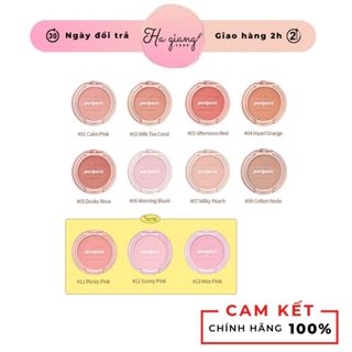 Phấn Má Hồng Peripera Pure Blushed Sunshine Cheek má hồng đất, hồng cam, má hồng san hô ....